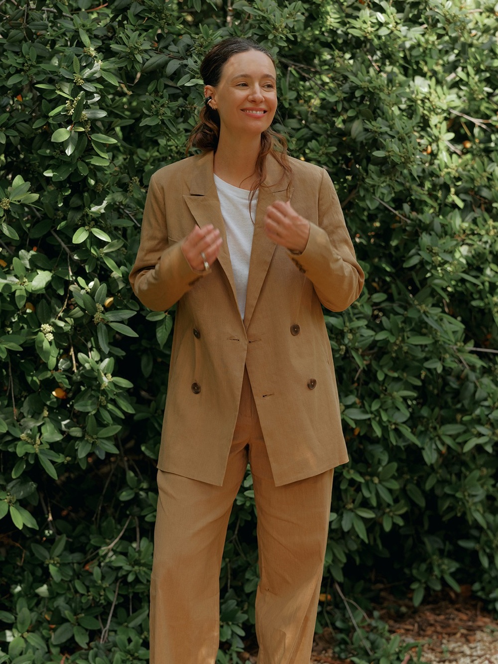 Jenni Kayne NWT Keaton Linen Oversized Blazer in Khaki • Size 4/Small